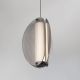 Pendul modern negru, fumuriu NOIR LED