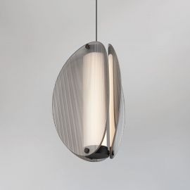 Pendule, Lustre suspendate - Pendul modern negru, fumuriu NOIR LED