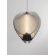Pendule, Lustre suspendate - Pendul modern negru, fumuriu NOIR LED