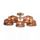 Lustre aplicate - Lustra aplicata tavan moderna 5Lt Brown Milky