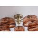 Lustre aplicate - Lustra aplicata tavan moderna 5Lt Brown Milky