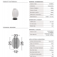 Veioze - Veioza, Lampa de masa moderna negru, fumuriu NOIR LED