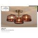 Lustre aplicate - Lustra aplicata tavan moderna 3Lt Brown Milky