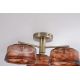 Lustre aplicate - Lustra aplicata tavan moderna 3Lt Brown Milky