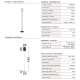 Lampadare - Lampadar, Lampa de podea moderna negru, fumuriu NOIR LED