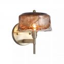 Aplica de perete moderna Brown Milky