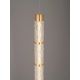 Lampadare - Lampa LED suspendata, tip lampadar, alama aurie DECORO