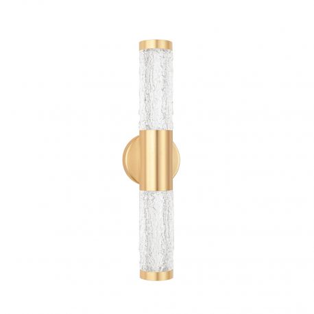 Aplice, corpuri de iluminat pentru pereti - Aplica de perete LED, alama aurie DECORO