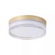 Iluminat pentru baie - Mini Plafoniera diametru 23cm, Button LED iluminat baie IP65 auriu