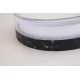 Iluminat pentru baie - Mini Plafoniera diametru 23cm, Button LED iluminat baie IP65 negru marmorat