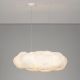 Pendule, Lustre suspendate - Lustra decorativa Cloud 100cm, realizat manual din matase artificiala si bumbac