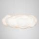 Pendule, Lustre suspendate - Lustra decorativa Cloud 100cm, realizat manual din matase artificiala si bumbac