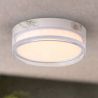 Mini Plafoniera diametru 23cm, Button LED iluminat baie IP65 alb marmorat