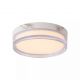Iluminat pentru baie - Mini Plafoniera diametru 23cm, Button LED iluminat baie IP65 alb marmorat