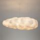 Pendule, Lustre suspendate - Lustra decorativa Cloud 150cm, realizat manual din matase artificiala si bumbac