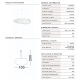 Pendule, Lustre suspendate - Lustra decorativa Cloud 150cm, realizat manual din matase artificiala si bumbac