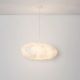 Pendule, Lustre suspendate - Lustra decorativa Cloud 80cm, realizat manual din matase artificiala si bumbac