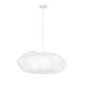 Pendule, Lustre suspendate - Lustra decorativa Cloud 80cm, realizat manual din matase artificiala si bumbac