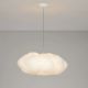 Pendule, Lustre suspendate - Lustra decorativa Cloud 80cm, realizat manual din matase artificiala si bumbac