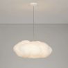 Lustra decorativa Cloud 80cm, realizat manual din matase artificiala si bumbac
