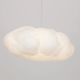 Pendule, Lustre suspendate - Lustra decorativa Cloud 80cm, realizat manual din matase artificiala si bumbac