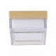 Iluminat pentru baie - Mini Plafoniera, Button LED Square iluminat baie IP65 auriu