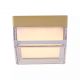 Mini Plafoniera, Button LED Square iluminat baie IP65 auriu
