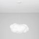 Iluminat pentru copii - Lustra decorativa Cloud 60cm, realizat manual din matase artificiala si bumbac