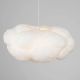 Iluminat pentru copii - Lustra decorativa Cloud 60cm, realizat manual din matase artificiala si bumbac