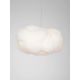 Iluminat pentru copii - Lustra decorativa Cloud 60cm, realizat manual din matase artificiala si bumbac