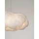 Iluminat pentru copii - Lustra decorativa Cloud 60cm, realizat manual din matase artificiala si bumbac