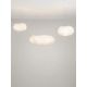 Iluminat pentru copii - Lustra decorativa Cloud 60cm, realizat manual din matase artificiala si bumbac