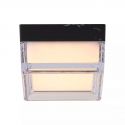 Mini Plafoniera, Button LED Square iluminat baie IP65 negru marmorat