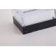 Iluminat pentru baie - Mini Plafoniera, Button LED Square iluminat baie IP65 negru marmorat