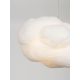 Iluminat pentru copii - Lustra decorativa Cloud 50cm, realizat manual din matase artificiala si bumbac