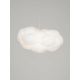 Iluminat pentru copii - Lustra decorativa Cloud 50cm, realizat manual din matase artificiala si bumbac