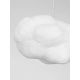 Iluminat pentru copii - Lustra decorativa Cloud 50cm, realizat manual din matase artificiala si bumbac