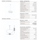 Iluminat pentru copii - Lustra decorativa Cloud 50cm, realizat manual din matase artificiala si bumbac