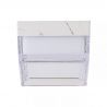 Mini Plafoniera, Button LED Square iluminat baie IP65 alb marmorat