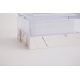 Iluminat pentru baie - Mini Plafoniera, Button LED Square iluminat baie IP65 alb marmorat