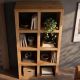 Biblioteci-Rafturi - Raft din lemn de mango cu 8 compartimente Makassar 180cm