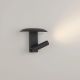 Aplice cu Spot - Aplica de perete din aluminiu negru cu spot reader LED FRANKIE