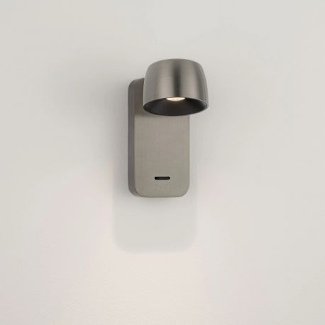 Aplice cu Spot - Aplica de perete cu spot directionabil LED VIRE gri