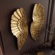Decoratiuni perete - Decoratiune perete auriu antic Fallen Angel 65cm