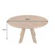 Mese dining - Masa rotunda din lemn masiv de mango ART WOOD 140cm