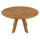 Mese dining - Masa rotunda din lemn masiv de mango ART WOOD 140cm