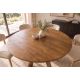 Mese dining - Masa rotunda din lemn masiv de mango ART WOOD 140cm