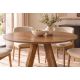 Mese dining - Masa rotunda din lemn masiv de mango ART WOOD 140cm