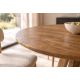 Mese dining - Masa rotunda din lemn masiv de mango ART WOOD 140cm