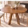 Masa rotunda din lemn masiv de mango ART WOOD 140cm